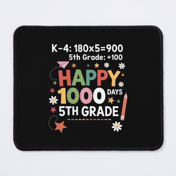 Item preview, 1000 Days Smarter Fifth Grade Teacher 100th Day of School designed and sold by FaithAbbott.