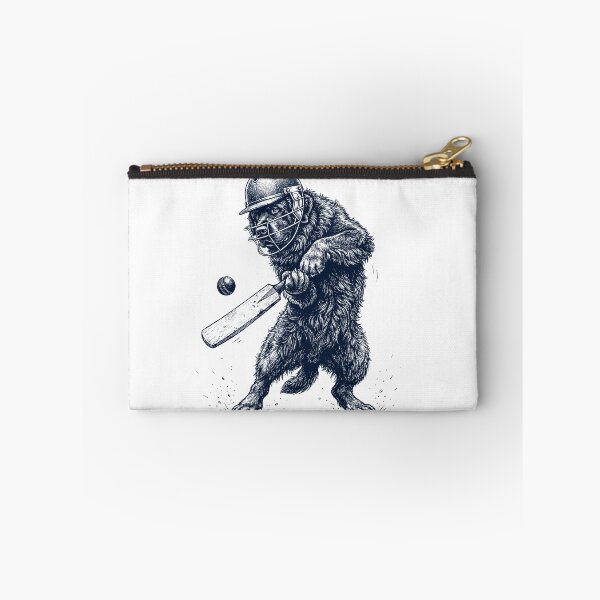 Item preview, Vintage Newfoundland Playing Cricket Player Dog Lover designed and sold by DoodleTortle.