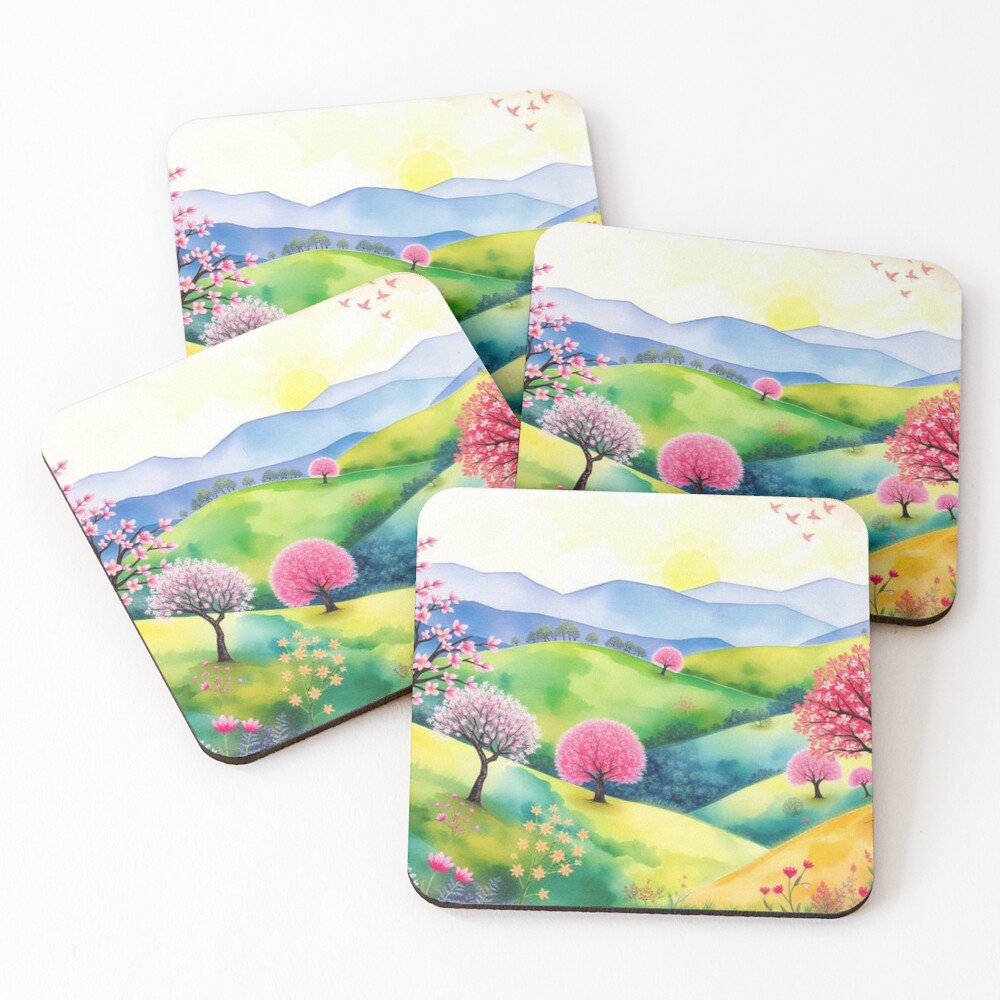 Item preview, Coasters (Set of 4) designed and sold by KAVRAO.
