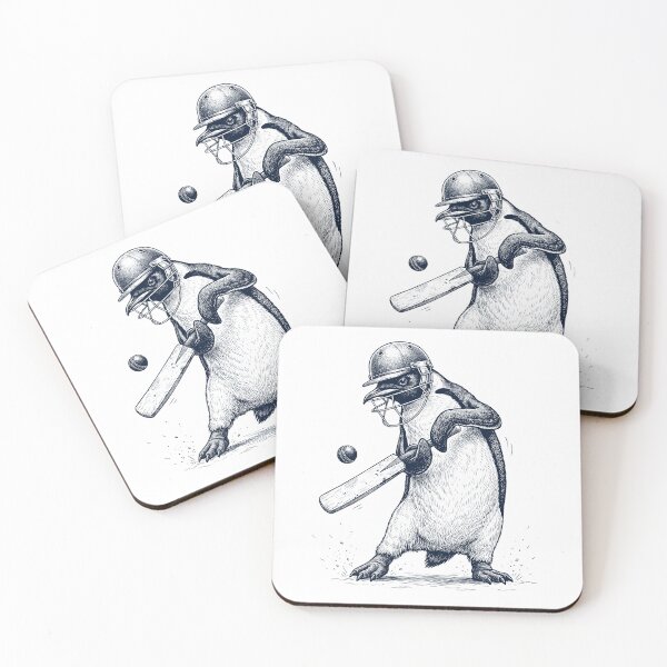 Item preview, Vintage Penguin Playing Cricket Player Animal Lover designed and sold by DoodleTortle.