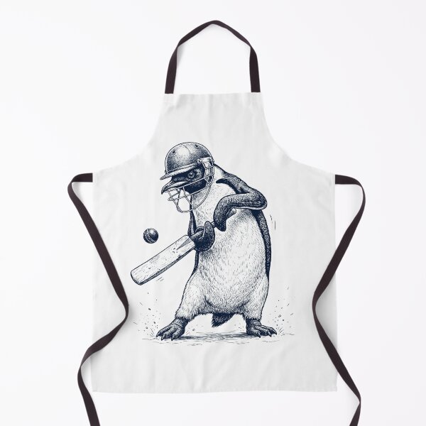 Item preview, Vintage Penguin Playing Cricket Player Animal Lover designed and sold by DoodleTortle.