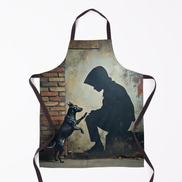 Item preview, Silent Connection – Street Art Shadow & Dog designed and sold by Huskyyy Designs.