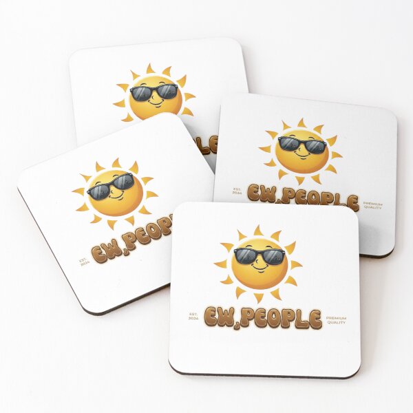 Item preview, Introvert Humor - Funny Ironic Sun - Ew People designed and sold by Zeyzep.