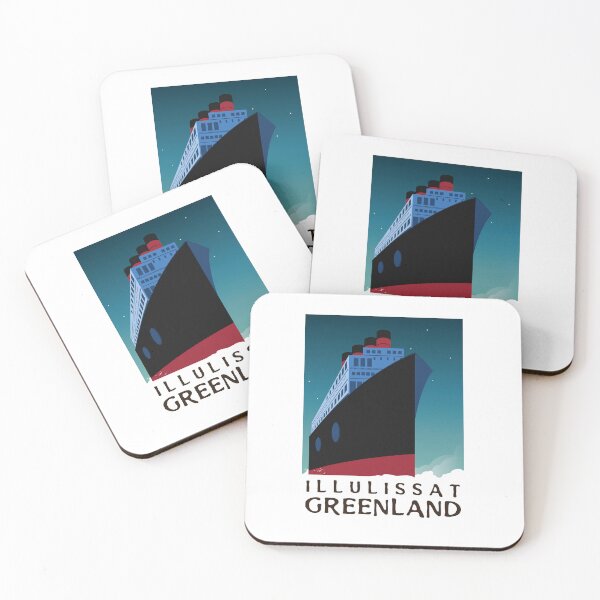 Item preview, Greenland Arctic Travel Destination Luxury Cruise Ship Ilulissat designed and sold by GraTEEtude.