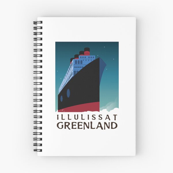Item preview, Greenland Arctic Travel Destination Luxury Cruise Ship Ilulissat designed and sold by GraTEEtude.