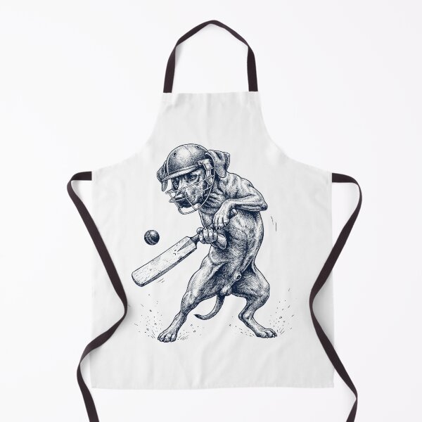 Item preview, Vintage Rhodesian Ridgeback Playing Cricket Player Dog Lover designed and sold by DoodleTortle.