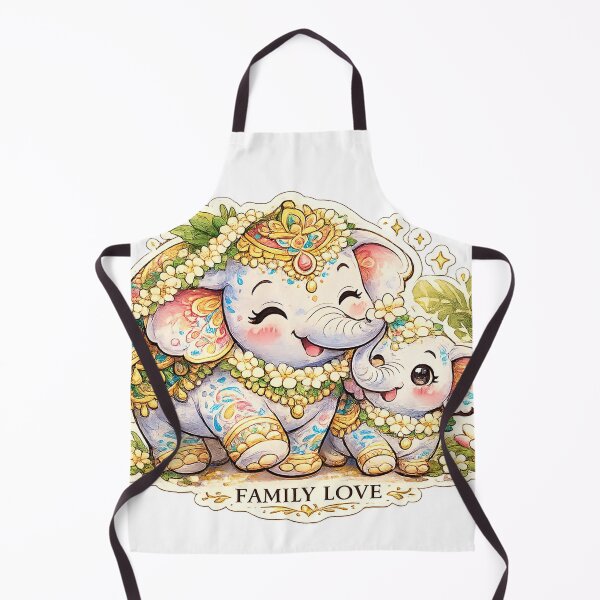 Item preview, Elephant Family Love Mama Baby Cute Sticker designed and sold by OsmosisShop.
