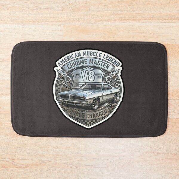Item preview, Luxury Muscle Car Chrome Master V8 Sticker designed and sold by K-Vibe Design Studio.