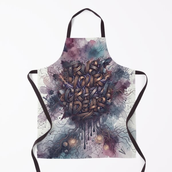 Item preview, Minimalist Ink Spray: Trust Your Crazy Ideas designed and sold by MarCinu Art.
