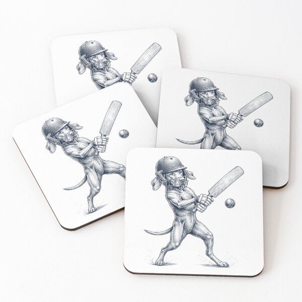 Item preview, Vintage Vizsla Playing Cricket Player Dog Lover designed and sold by DoodleTortle.