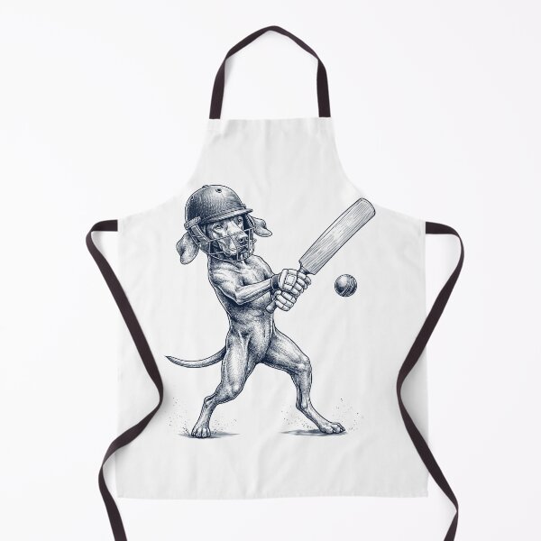Item preview, Vintage Vizsla Playing Cricket Player Dog Lover designed and sold by DoodleTortle.