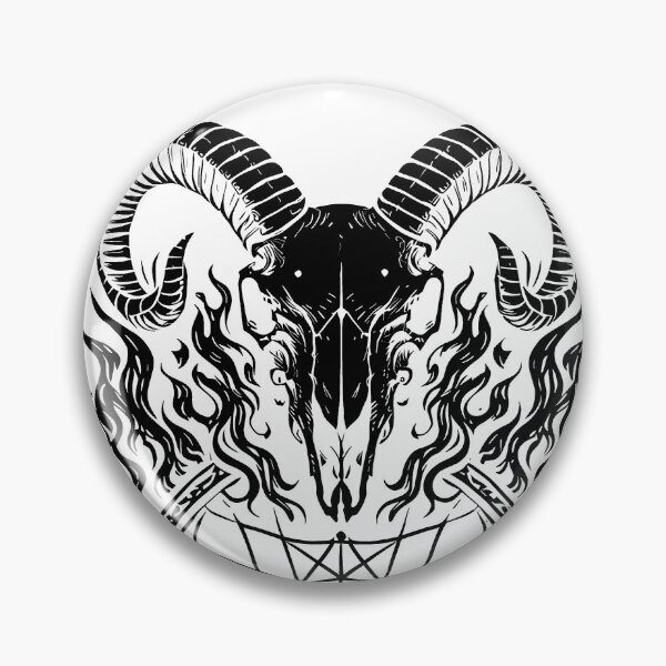 Item preview, Mystic Malice - Dark Occult Owl and Ram Skull Art designed and sold by RumiRogue.