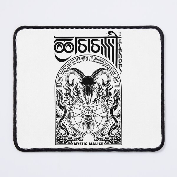 Item preview, Mystic Malice - Dark Occult Owl and Ram Skull Art designed and sold by RumiRogue.
