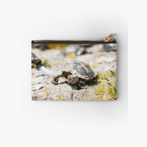 Item preview, Pond Patrol - Detailed Red-Eared Slider Turtle designed and sold by alicjamiekina.