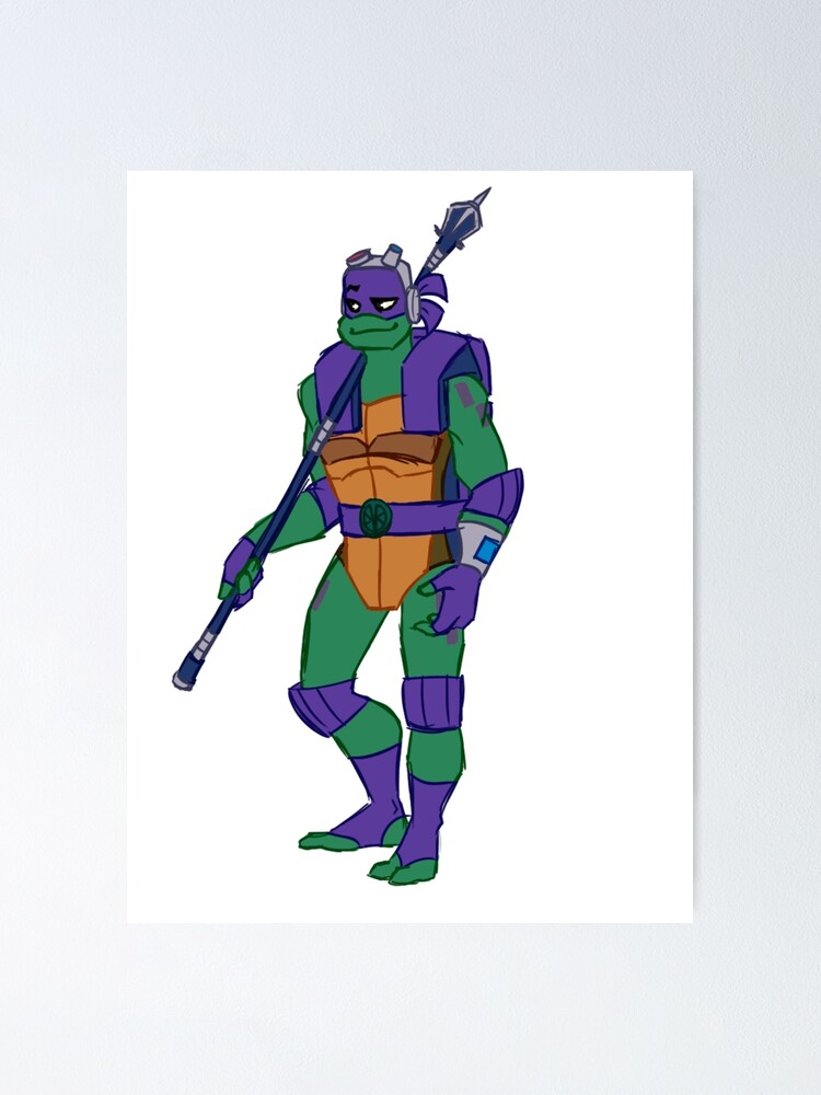 2018 Donatello Sketch Poster By Silver Monster Redbubble