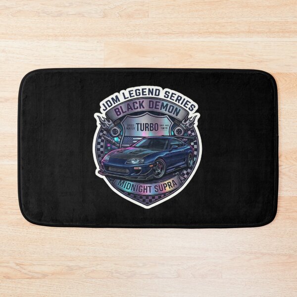 Item preview, JDM Legend Midnight Supra Neon Turbo Sticker designed and sold by K-Vibe Design Studio.