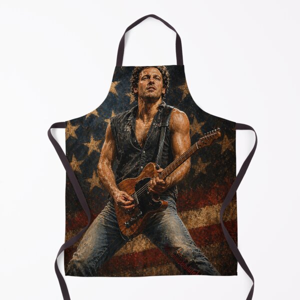 Item preview, Born to run The Boss Bruce Springsteen Painting  designed and sold by LuluLeb.