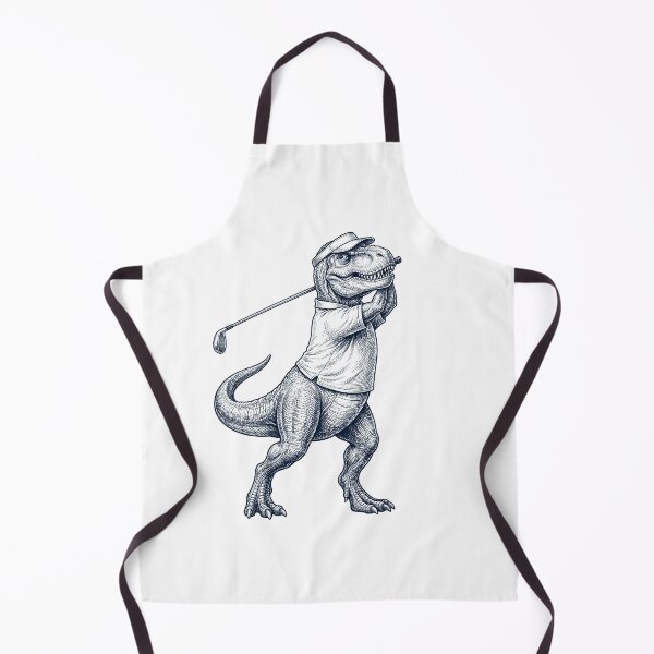 Item preview, Vintage T Rex Dinosaur Playing Golf Golfer Lover designed and sold by TerryConnells.