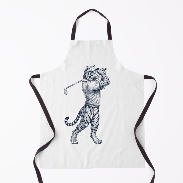 Item preview, Vintage Tiger Playing Golf Golfer Animal Lover designed and sold by TerryConnells.