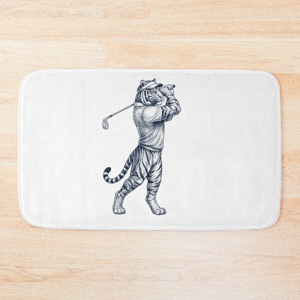 Item preview, Vintage Tiger Playing Golf Golfer Animal Lover designed and sold by TerryConnells.