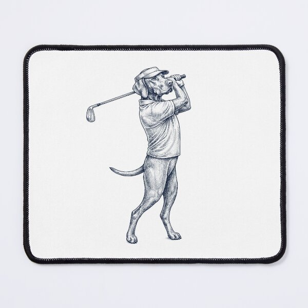 Item preview, Vintage Vizsla Playing Golf Golfer Dog Lover designed and sold by TerryConnells.