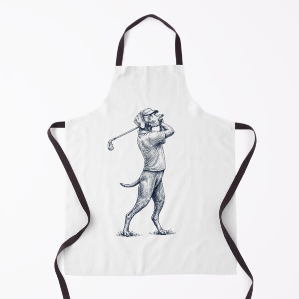 Item preview, Vintage Weimaraner Playing Golf Golfer Dog Lover designed and sold by TerryConnells.