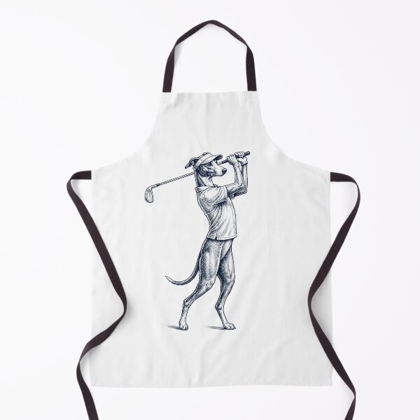Item preview, Vintage Whippet Playing Golf Golfer Dog Lover designed and sold by TerryConnells.