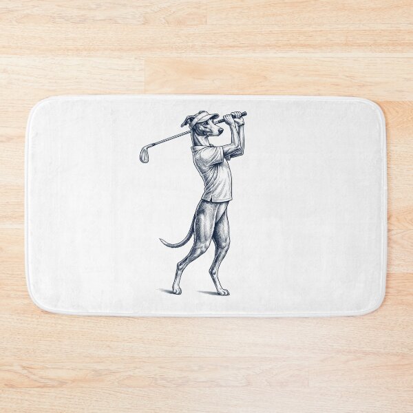 Artikelvorschau, Vintage Whippet spielt Golf, Golfer, Hundeliebhaber entworfen und verkauft von TerryConnells.