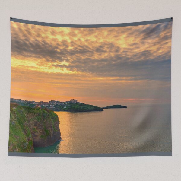 Item preview, Newquay Coast Sunset designed and sold by Alisonchambers2.