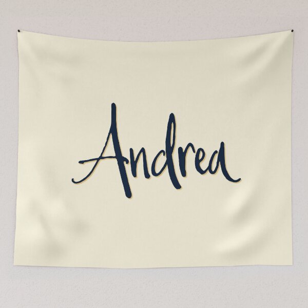 Item preview, ANDREA personalized type design designed and sold by CharlottePlaceArt.