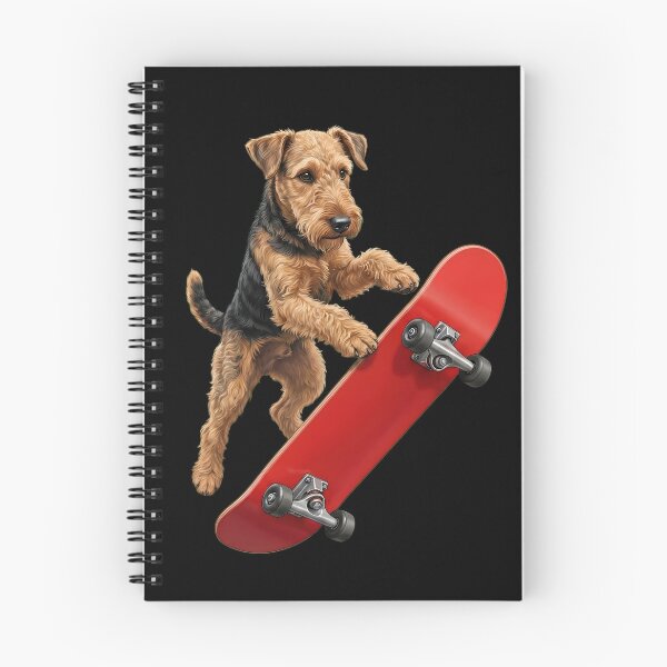 Item preview, Airedale Terrier Skateboarding Skate Dog Dad Lover designed and sold by TerryConnells.
