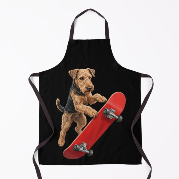 Item preview, Airedale Terrier Skateboarding Skate Dog Dad Lover designed and sold by TerryConnells.