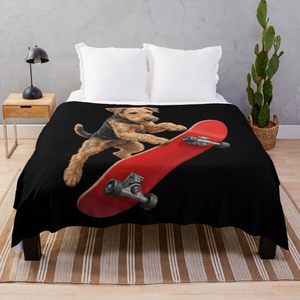 Item preview, Airedale Terrier Skateboarding Skate Dog Dad Lover designed and sold by TerryConnells.