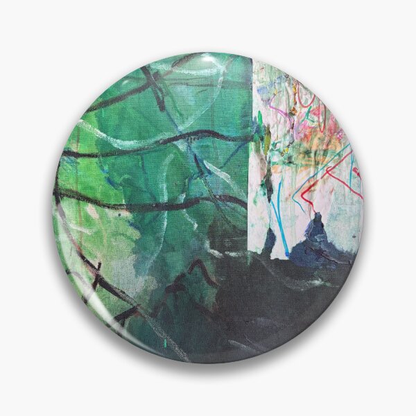 Item preview, Green Abstract Landscape designed and sold by Gela Mikava.