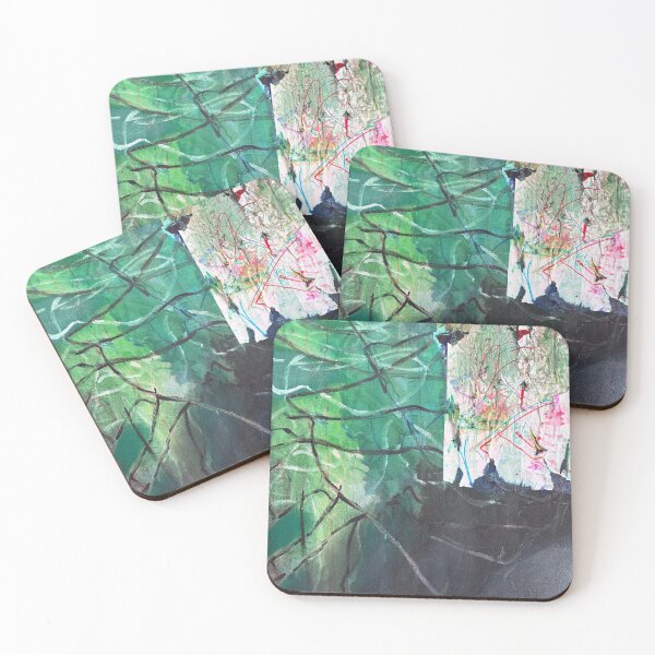 Item preview, Green Abstract Landscape designed and sold by Gela Mikava.