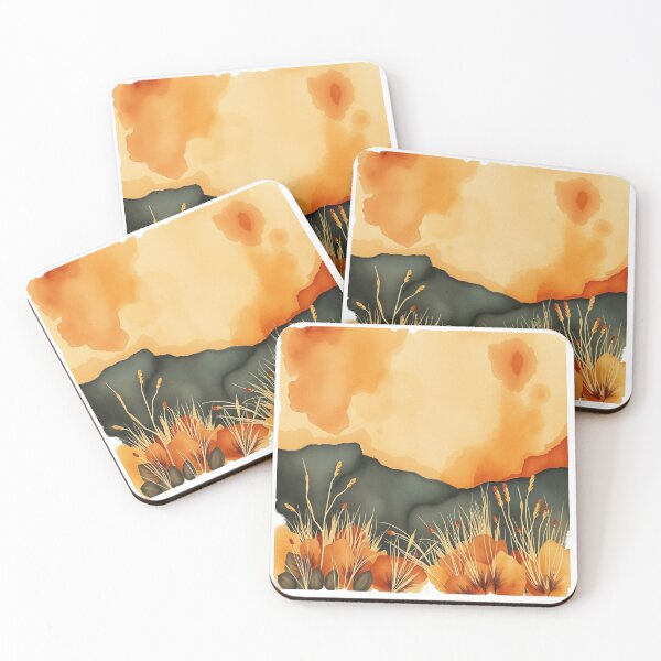 Item preview, Australian Outback Desert Mountain Landscape - Rustic Nature Travel Art Gift for Stickers, Phone Case, T-Shirt designed and sold by ArtByTripti.