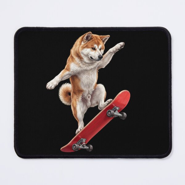 Item preview, Akita Skateboarding Skate Dog Dad Lover designed and sold by TerryConnells.