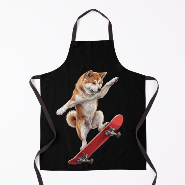 Aperçu de l'œuvre Akita, skateur, papa amoureux des skateurs créée et vendue par TerryConnells.