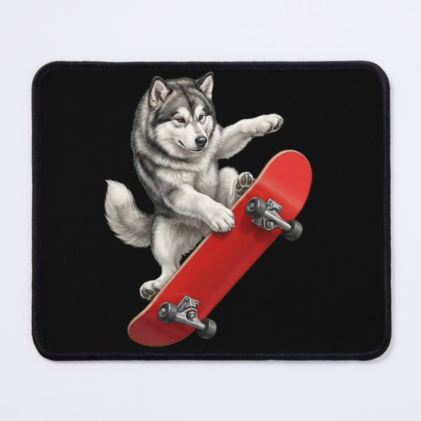 Item preview, Alaskan Malamute Skateboarding Skate Dog Dad Lover designed and sold by TerryConnells.