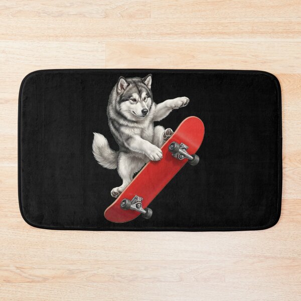Item preview, Alaskan Malamute Skateboarding Skate Dog Dad Lover designed and sold by TerryConnells.