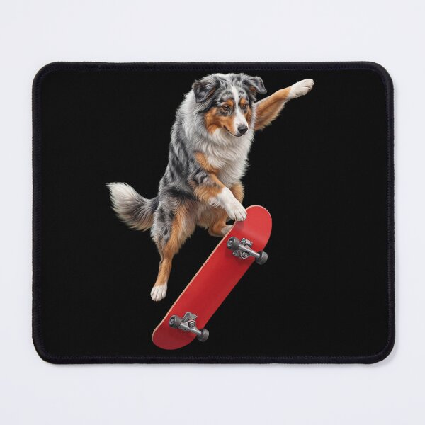 Item preview, Australian Shepherd Skateboarding Skate Dog Dad Lover designed and sold by TerryConnells.