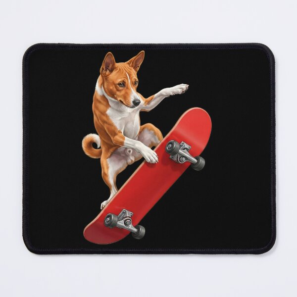 Item preview, Basenji Skateboarding Skate Dog Dad Lover designed and sold by TerryConnells.