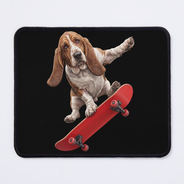 Item preview, Basset Hound Skateboarding Skate Dog Dad Lover designed and sold by TerryConnells.