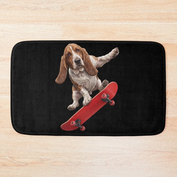 Item preview, Basset Hound Skateboarding Skate Dog Dad Lover designed and sold by TerryConnells.