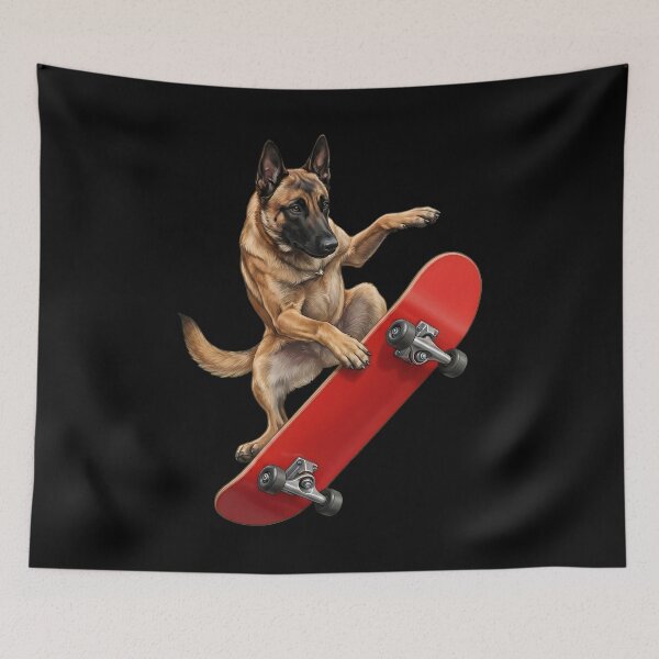 Item preview, Belgian Malinois Skateboarding Skate Dog Dad Lover designed and sold by TerryConnells.
