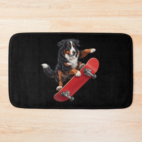 Item preview, Bernese Mountain Dog Skateboarding Skate Dog Dad Lover designed and sold by TerryConnells.