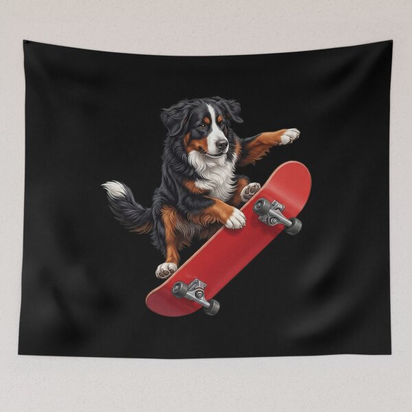 Item preview, Bernese Mountain Dog Skateboarding Skate Dog Dad Lover designed and sold by TerryConnells.