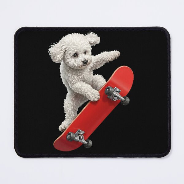 Item preview, Bichon Frise Skateboarding Skate Dog Dad Lover designed and sold by TerryConnells.