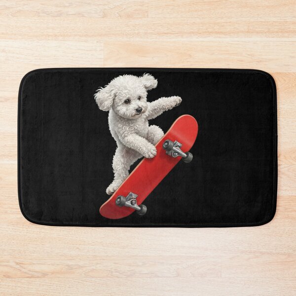 Item preview, Bichon Frise Skateboarding Skate Dog Dad Lover designed and sold by TerryConnells.