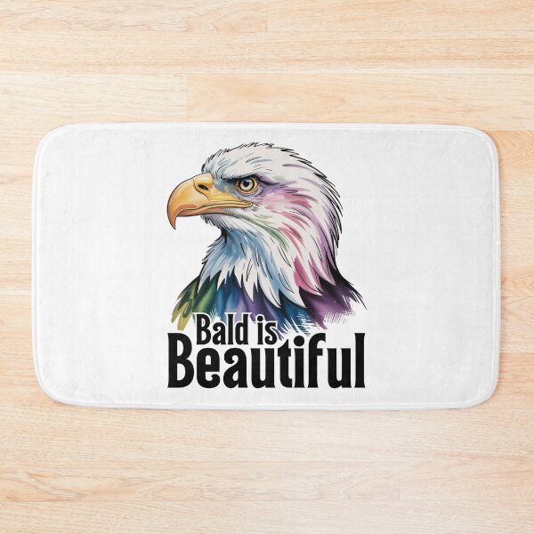 Item preview, Bald Is Beautiful - Bald Eagle Funny Patriotic Bird Pun USA Design designed and sold by ArcticFoxStudio.